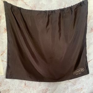 Vintage Brown Coach Dust Bag